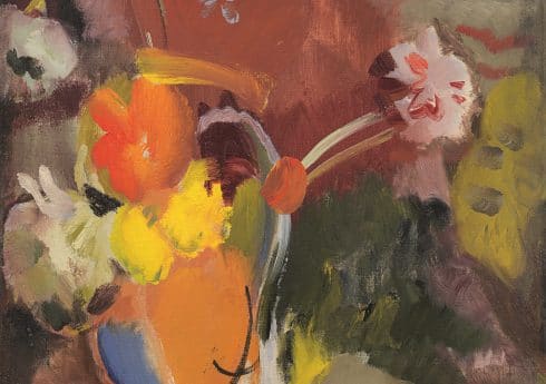 Flowers, Red and Gold (1940) by Ivon Hitchens, Richard Green Gallery, London © The Estate of Ivon Hitchens. All rights reserved, DACS 2019